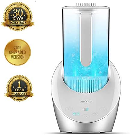 Hydrogen-Rich Water Machine, Household Water Ionizer, Hydrogen, and Oxygen Separation Hydrogen-Rich Kettle Rotating Magnetic Process Hydrogen Generator,White