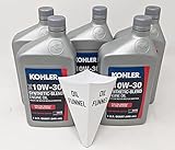 Kohler 5-Quarts 25 357 65-S Synthetic Blend SAE