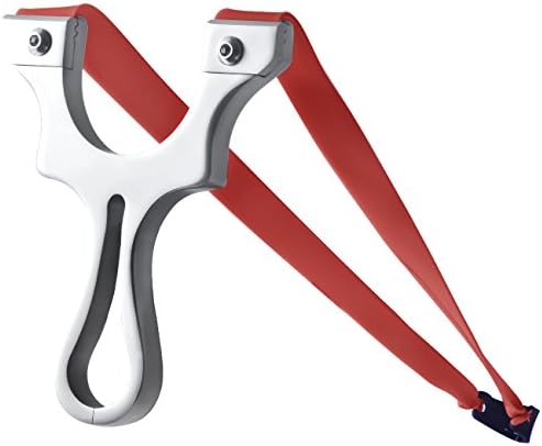 Demon Eight Slingshot,Outdoor Hunting Equipment Steel Slingshot With Replacement Bands (sawtooth)