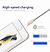 Lightning Cable AOSTA 3-Pack 5Ft/1.5M Nylon Braided Lightning to iPhone Charger Cord with Aluminum Connector for iPhone 7/7 Plus/6s/6s Plus/6/6Plus/5s/5c/5,iPad/iPod,IOS Devices(Gold)