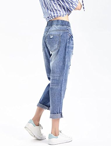 broken holes pocket jeans
