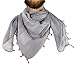Mato & Hash Military Shemagh Tactical 100% Cotton Scarf Head Wrap - Silver CA2100-2