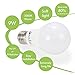 OxyLED OxyBulb 9W 810lumen Equivalent 3000K A19 LED Light Bulbs with E26 Base, Soft White Light(6 Pack)