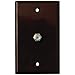 Datacomm 32-2024-BR 2.4 GHz Coax Wall Plate (Brown)