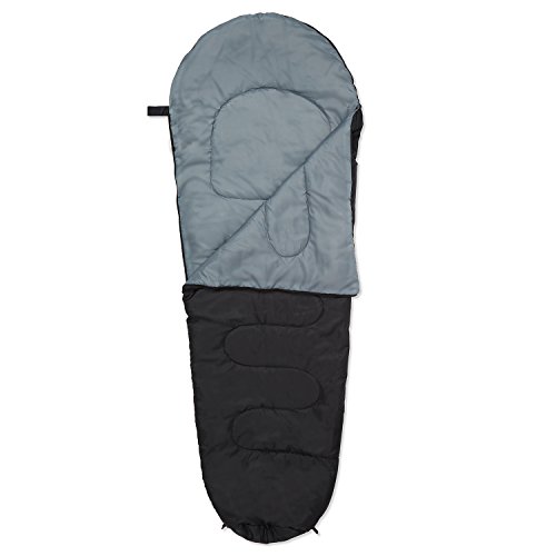 Active Era Mumienschlafsack - Schlafsack Sommer, Frühling, Herbst, 10°C bis 18°- Indoor und Outdoor Camping, Festivals - Sleeping Bag - Ultraleicht Schlafsack Kleines Packmaß – Schwarz – Bild 5
