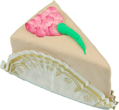Flora-cal Products Mini Fakey Cakes 4 Pack Fake Petit Fours on Plate Fake Dessert Hand Made Decoration Made in America - Thumbnail 3