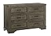 Westwood Design Foundry 6 Drawer Dresser, Brushed Pewter