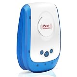 AMCHOICE Ultrasonic Pest Repellent, Electronic Pest Reject Plug In, Pest Control For Mosquitoes, Mice, Ants, Roaches, Spiders, Flies, Bugs, Lizards, Non-Toxic, Human and Pet Safe