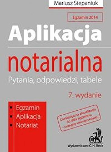 Aplikacja notarialna Pytania odpowiedzi tabele