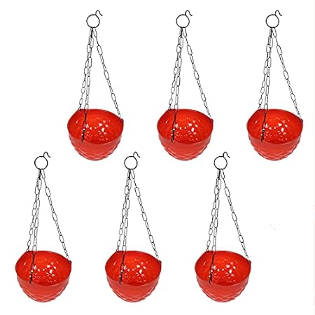 Kraft Seeds New Range 7 Inches Diamond Hanging Planter a Fresh Design and Exciting Colours for Balconies and Garden Use