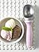 Zyliss Ice Cream Scoop - Weighted Metal Scooper with Ergonomic Plastic Handle, White