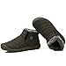 SITAILE Men Winter Warm Snow Boots With Fur