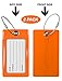 Luggage Tags Business Card Holder by TUFFTAAG - Durable Travel ID Bag Tag, Secure & Flexible, Perfect for Suitcases, Backpacks, and Carry-Ons, Easy Identification