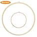 Caydo 23 Inch Large Size Embroidery Hoops Wooden Round Adjustable Bamboo Circle Cross Stitch Hoop Ring for Art Craft Handy Sewing