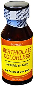 Merthiolate Colorless 3 Pack Sanvall - Mertiolate Sin Color - Clear