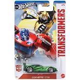 Hot Wheels Transformers Corvette C7.R Green 1:64 Scale Die-Cast