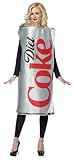 Rasta Imposta Diet Coke Can, Silver, One Size