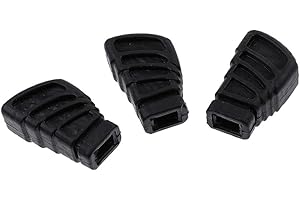 Colaxi Set of 3 Rubber Feet for Drum Hardware and Cymbals, Large