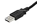 Monoprice 6-Feet USB 2.0 A Male to Mini-B 5pin Male 28/24AWG Cable with Ferrite Core (104931),Black