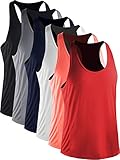 Neleus Men's 3 Pack Workout Tank Top Sleeveless Dri Fit Gym Shirt