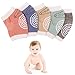 Baby Crawling Anti-Slip Kneepad Unisex Baby Toddlers Kneepads Leg Warmers 5 Pairs，Infant Kneepads Knee Elbow Pads Crawling Safety Protector Breathable Adjustable Elastic