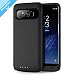 Battery Case for Galaxy S8 Plus 6500mah, Rechargeable Charging Case&nbsp;for&nbsp;Samsung Galaxy&nbsp;S8 Plus Backup Power Case Samsung S8+ Battery Cover-Black primary