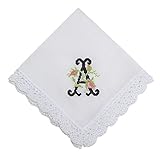 One of a Kind Cross Stitch Floral Monogram for Ladies