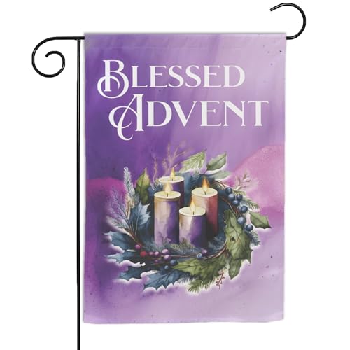 VOTANTA (12"x18") Blessed Advent Garden Flag Happy Advent Season… at Amazon