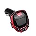 Gotd Wireless Bluetooth LCD FM Transmitter Modulator USB Car Kit MP3 Player SD Remote (Red)