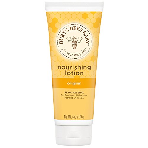 Burt's Bees Baby Nourishing Lotion, Original, 6 Ounces (Pack of 3) (Packaging May Vary)