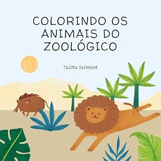 Livro Colorindo os animais do zoológico