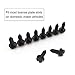 License Plate Screws, Stainless Steel Fasteners for Fastening License Plates, Frames, and Covers on Domestic Cars and Trucks - Replace The Standard Metal Screws