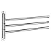 KES Bathroom Swing Arm Towel Bars 3-Arm Wall Mount Swing Out Towel Shelf, Polished SUS304 Stainless Steel, A2102S3