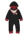 Crazybee 3Pcs Outfit Set Baby Boy Girl Infant Snuggle Rompers (3-6 Months), Black