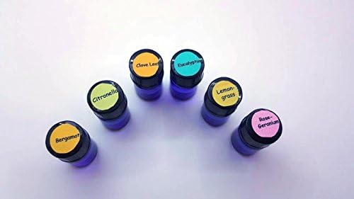 Sample of 7 Essential Oil set 100% Pure, therapeutic grade, High Quality, Organic, 2ml, small