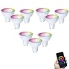 FlinQ GU10 Smart Lamp 9 stuks Smart Lamp | Smart Led Lamp | WIFI Smart Bulb Compatibel met Alexa en Google Assistant…