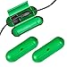Outdoor Extension Cord Cover 3 Pack - Green Weather Resistant Plug Connector Safety Seal for Outside