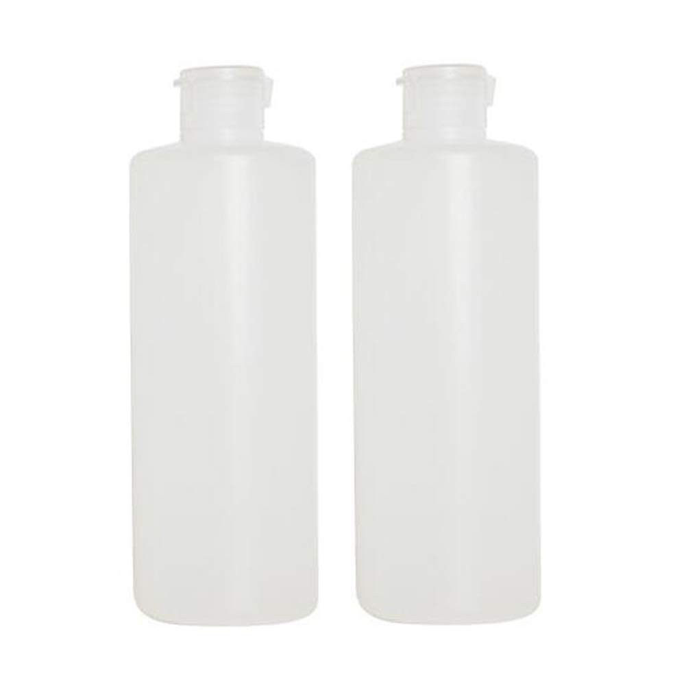 2 Pcs 400ml 13.5oz Empty Travel Size Plastic Squeeze Bottles with with Flip Cap Portable Travel Toiletries Containers Bottles Cosmetic Lotion Tubes Containers Jars Vials