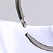 SlipX Solutions Brushed Nickel Simple Slide Shower Curtain Rings Provide Effortless Gliding on Standard Shower Rods (Rust Resistant, Snap Closure, Set of 12)