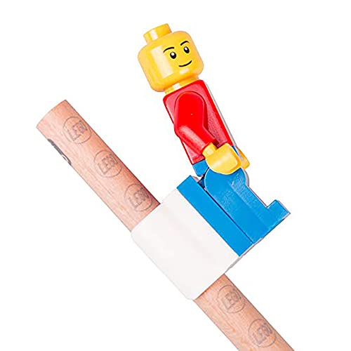 Lego Stationery Set with Minifigure, Graphite Pencils, Eraser, Pencil