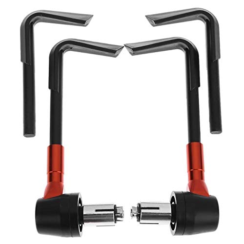 Daphot-Store - 2 Pcs 7/8in Handlebar Motorcycle Proguard System Aluminum Motorcycle Brake Clutch Lever Protector Hand Guards