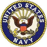 United States Navy Patch US Military Insignia Patches Iron on Extra Small Embroidered Patches for Jackets, Hats / Patriotic Decorations / Logo Gifts Christmas Valentines Birthday Men Women Teens