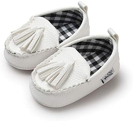 Baby Boys Girls Shoes Newborn Infant Toddler Loafers Tassels Soft Sole Moccasins First Walkers Flat Boat Dress Shoes