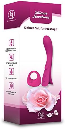 Waterproof Wand Massager (7.8 Inches) + Free Attachment - Multispeed - Cordless &amp; Rechargeable Massage Wand - Longer Lasting - Made from Medical Grade Silicone For Muscle Aches &amp; Sports Recovery