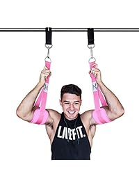 Premium AB correas por h.g.t (par)   perfecto para colgar abdominal Fitness Sling para seis Pack entrenamiento   Pro kit con mosquetones y correa accesorios para ejercicio barra de dominadas   AB Cruncher para hombres y mujeres