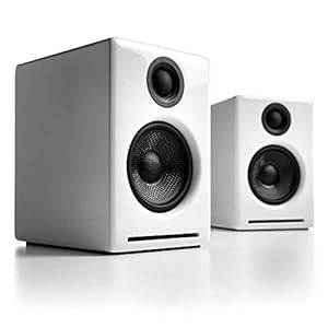 Audioengine A2 + 60W aangedreven desktopluidsprekers | Ingebouwde DAC & analoge versterker | Directe USB-verbinding, 3,5…