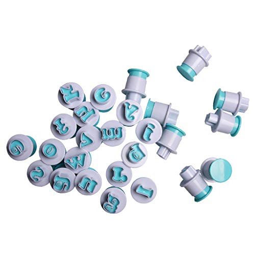 image for Hunzed Home & Kitchen Letter Cake Tool - Alphabet Biscuit Cake Mould F