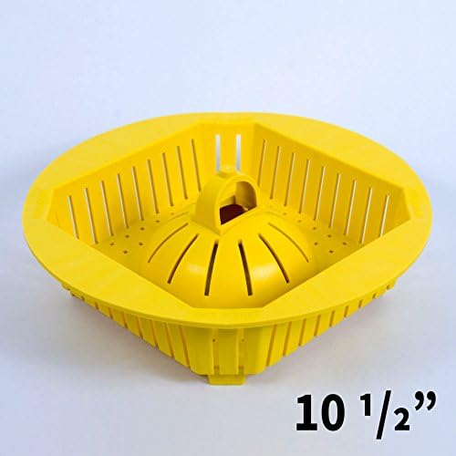 Round Floor Sink Strainer Basket with Dome for Round Floor Sinks (10.5")