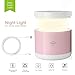 Little Martin’s Baby Night Light - USB Rechargeable Nursery Feeding LED Lamp - Adjustable Brightness & Cool White/Warm Yellow Two Color Modes (Pink, Limited Edition)