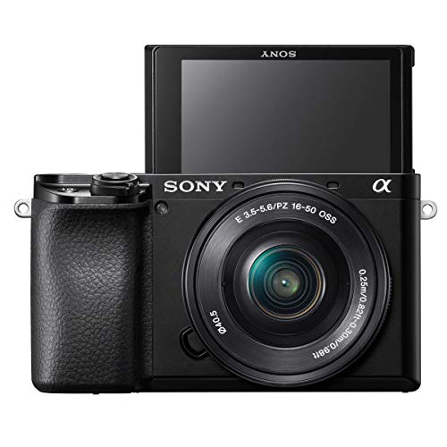 Sony Alpha A6100 Mirrorless Digital Camera, with 1650mm Lens (Black